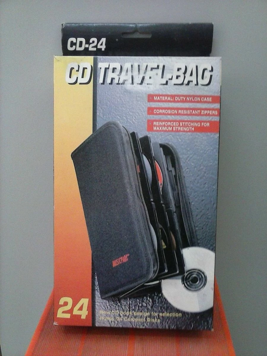 Vendora CD CASE (βαλιτσάκι) TRAVEL 24CD/DVD/BDR Σκληρή θήκη (όπως η μονές σκληρές θήκες) (ΠΩΛΗΣΗ)