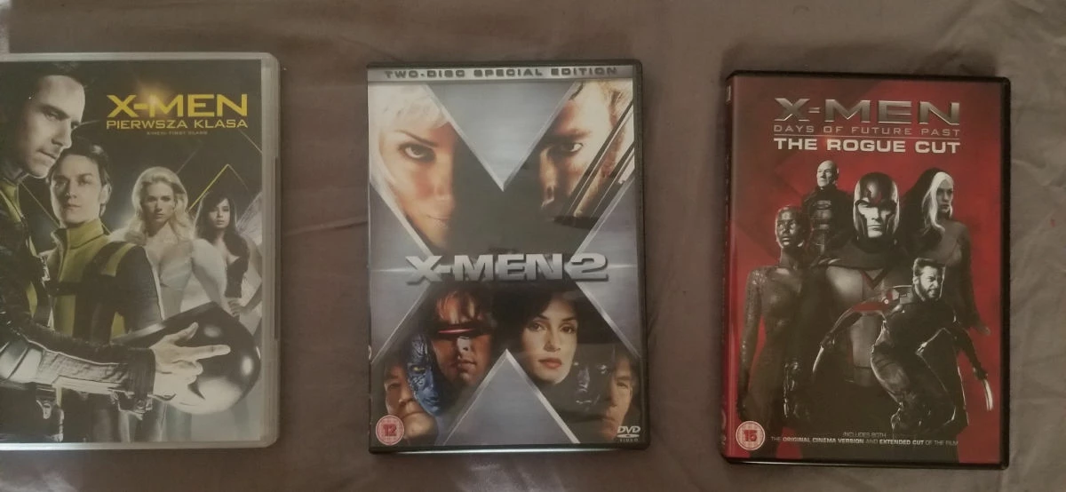 Vendora X-men Days Of Future Past Trilogy. X-men First Class, X-men 2, Days Of Future Past (theatrical Edition And Rogue Edition). Region 2. DVDs And Bluray - Image 2