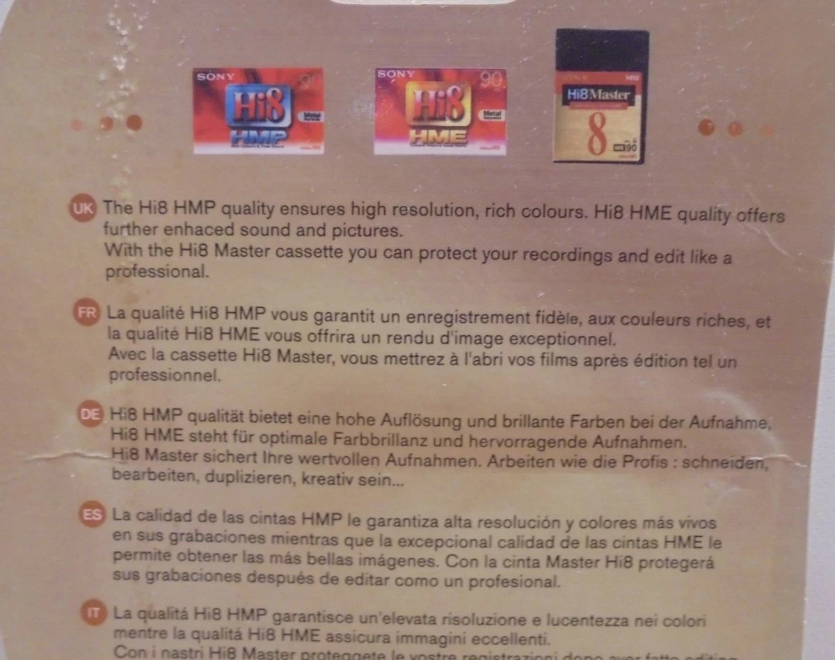 Vendora Sony Hi8 Ε5-90ΗΜΕ3 σετ 2 κασετών βιντεοκάμερας - Image 8