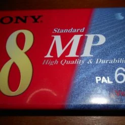 Vendora BINTEOKAΣΕΤΑ SONY STANDARD 8 MP PAL 60 VIDEO 8 NEW & SEALED HIGH QUALITY DURABILITY
